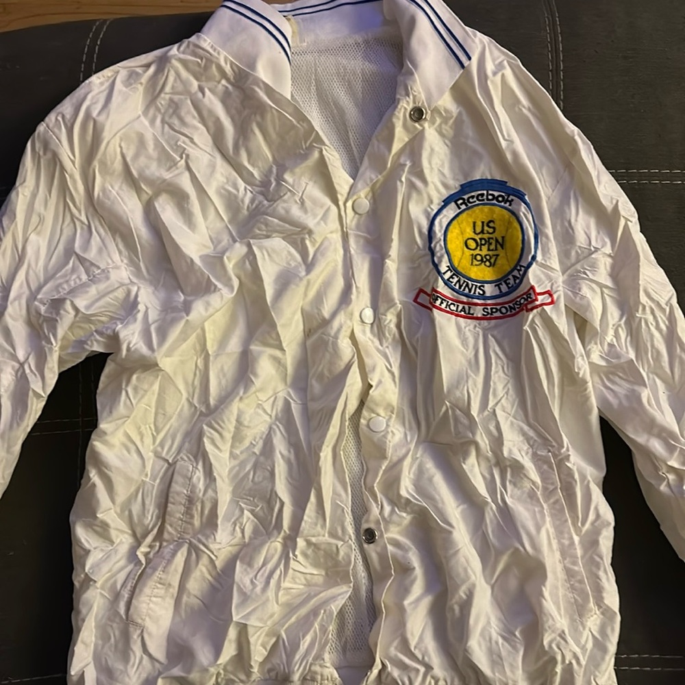 Vintage Reebok US Open 1987 Tennis Team Jacket